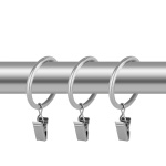 Кольцо 25 круглое с зажимом упак. 10 шт (ХМ)