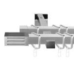 Двухрядный стеновой карниз для штор «Антарес» (20 НС 160)