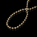 Цепь упр. металич. 4,5х6,0 мм Латунь (На отрез)