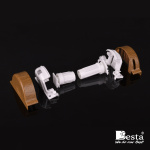 Комплект механизма для рулонной шторы UNI Besta Золотой дуб (Правый)