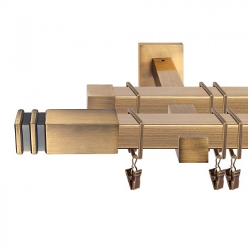 изображение двухрядный стеновой карниз для штор «занотти» на olexdeco.ru