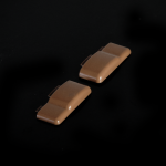 Заглушка нижняя для плоской направляющей UNI Besta Золотой дуб