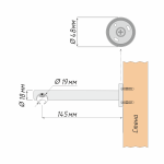 Кронштейн «Лион I 19» (А)
