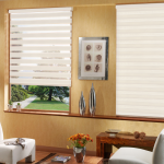 Рулонная штора «Мини День-ночь» Соло/Белый