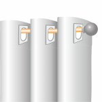 фото люверсы универсальные «овал» белый упак. 10 шт в интернет-магазине Олексдеко