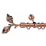 фото однорядный стеновой карниз для штор «ветка большая» медь в интернет-магазине Олексдеко
