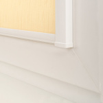 Рулонная штора «UNI 2» фурнитура Белая. Ткань коллекции «Лазурь» Бежевый