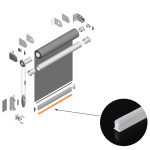 Уплотнитель отвеса «Мармарис» (Белый)