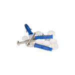 Алюминиевый потолочный карниз «Верона» двухрядный Белый (470-2 бегунок)