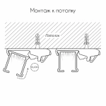 Карниз «Отель Гранд» Белый (560 см ролик Ø16,2 мм)