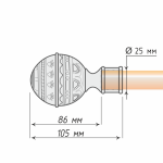 Наконечник «Фаберже» (25 З)