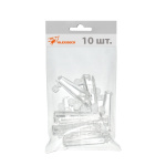 Плечики для штор. петель Х-образные упак. 10 шт (Прозрачные)