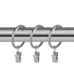 Кольцо 25 круглое с зажимом упак. 10 шт (НС)