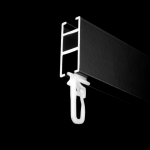 Бегунок «Х-образный» с крючком (Упак. хедер 60 шт Белый)