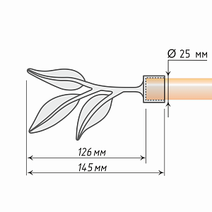 изображение наконечник «лавр» на olexdeco.ru