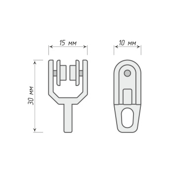 изображение бегунок для гибкого карниза «flexrail classic» на olexdeco.ru