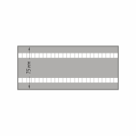 Лента шторная с карманами для создания волны 7500-W