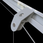 фото римский карниз «скос» для мансардных окон левый в интернет-магазине Олексдеко