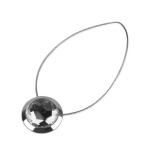 Клипса магнитная «Диамант» ø5 см для легкого и среднего веса штор с тросом 38 см (Х)