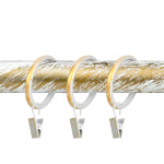 Кольцо 25 круглое с зажимом упак. 10 шт (БЗА)