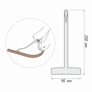 изображение крюк для извлечения вставок из профиля на olexdeco.ru