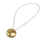 Клипса магнитная «Зебра» ø4,5 см для легкого и среднего веса штор с тросом 60 см (З/ЗМ)