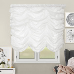 Французская штора тюль «Батист» Белоснежный