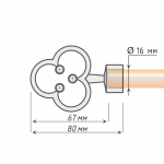 Наконечник «Трефа» (16 ХМ)