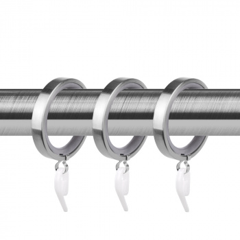 изображение кольцо 25 плоское «премиум» с крючком упак. 10 шт на olexdeco.ru