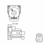 Привод вращения «Милан» LS 1:4 (Черный)