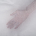 Французская штора тюль «Батист» Белоснежный