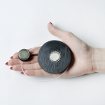 фото магнит для штор «вулканический камень» ø7 см для л/с/т веса с леской 30 см черный в интернет-магазине Олексдеко