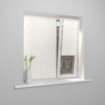 Рулонная штора «Мини» Фрассино/Жемчуг глянец 