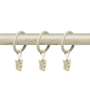 изображение кольцо 16 круглое с зажимом упак. 10 шт на olexdeco.ru