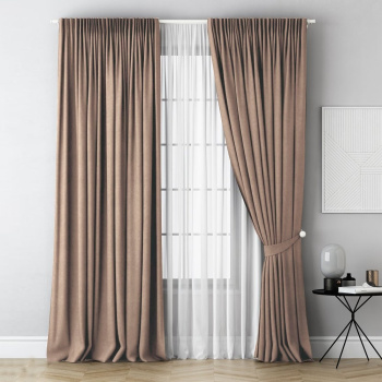 Штора «Lino» беж