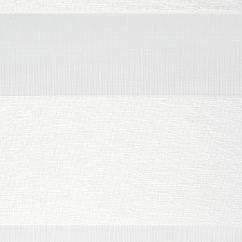 Рулонная штора «Мини День-Ночь» индивидуальный размер ткань «Палермо» Белый
