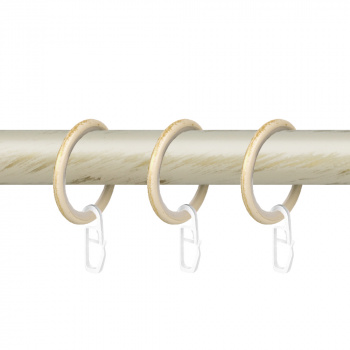 Кольцо 19 круглое с пластиком и крючком упак. 10 шт (БЗ)