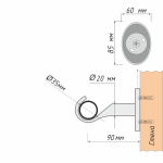 Кронштейн «Палермо I 35» (БЗ)