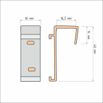 Кронштейн накидной «Мини» Besta (Белый)