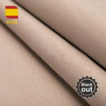 Ткань для штор коллекция «Валенсия» Blackout Бежевый