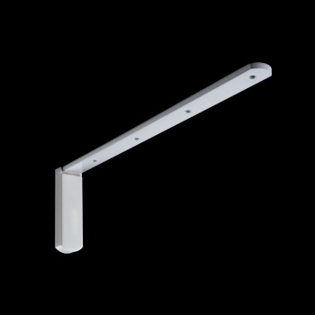 Кронштейн стеновой с заглушкой 200х60 мм (Белый)