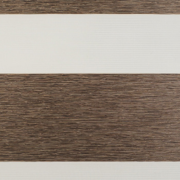 Ткань для рулонных штор «День-ночь» коллекция «Саванна» Корица