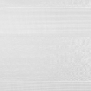 Рулонная штора «MGS День-Ночь» фурнитура Коричневая. Ткань коллекции «Саванна» Белый