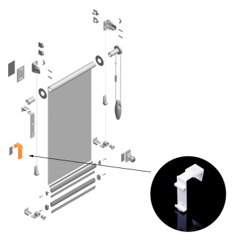 Кронштейн накидной регулируемый «Мини» упак. 100 шт