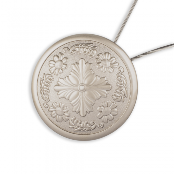 изображение клипса магнитная «флора» ø7 см для тяжелого веса штор с тросом 30 см на olexdeco.ru