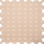 Рулонная штора «Toledo» ø28 фурнитура Белая. Ткань коллекции «Квадро» Бисквит