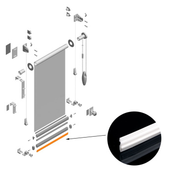 Уплотнитель стального Z-образного отвеса Бобина