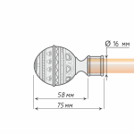 Наконечник «Фаберже» (16 А)