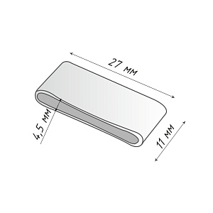 Заглушка для отвеса 25х3 мм
