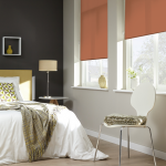 Рулонная штора «Мини» Пастель/Терракота (90 х 170)